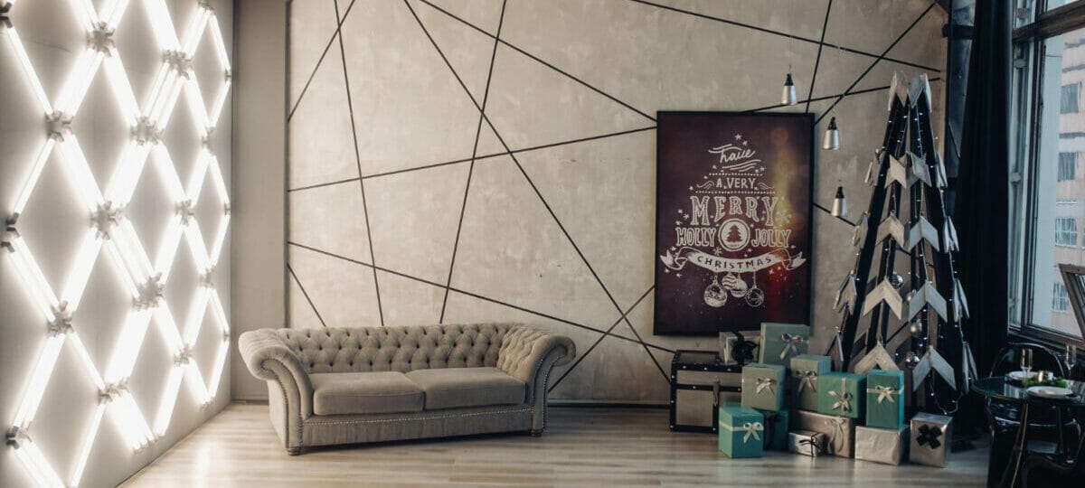 Un peisaj de vacanta unic chiar pe peretele din living!