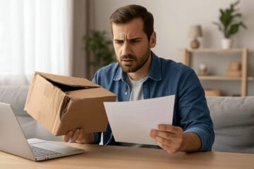 Cum pot obține o rambursare pentru un colet deteriorat?
