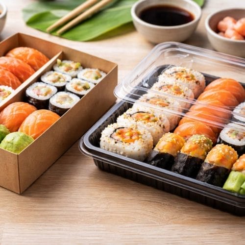 Care e diferența reală dintre cutiile din carton și cele din plastic pentru sushi?